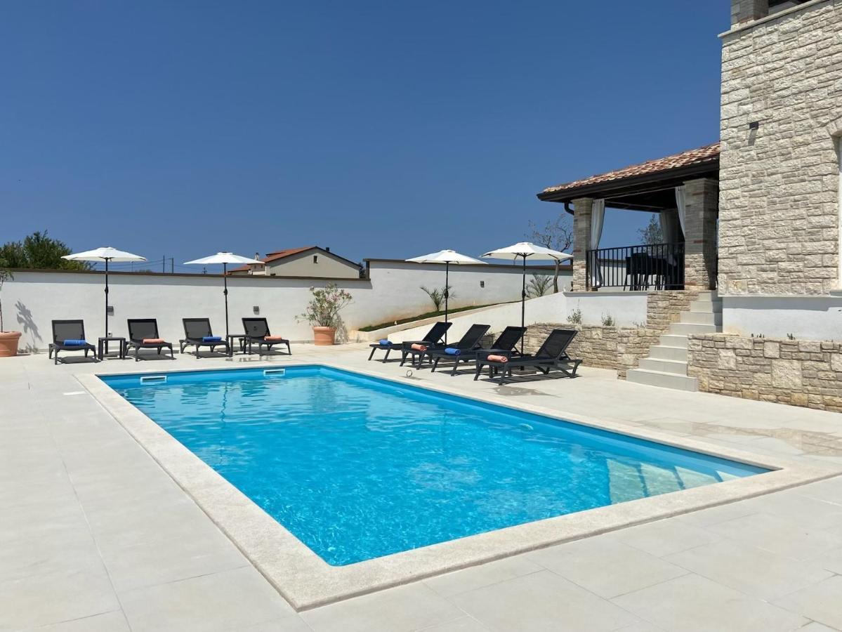 Villa Victoria Istra - Heated Pool Nova Vas  المظهر الخارجي الصورة